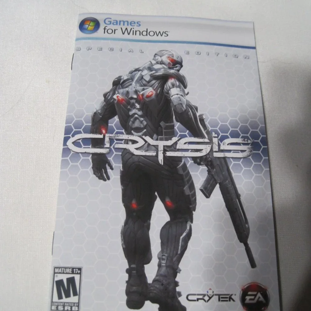 CRYSIS Limited Edition and CRYSIS WARHEAD and Wars PC Games (2008, rated M 17+)